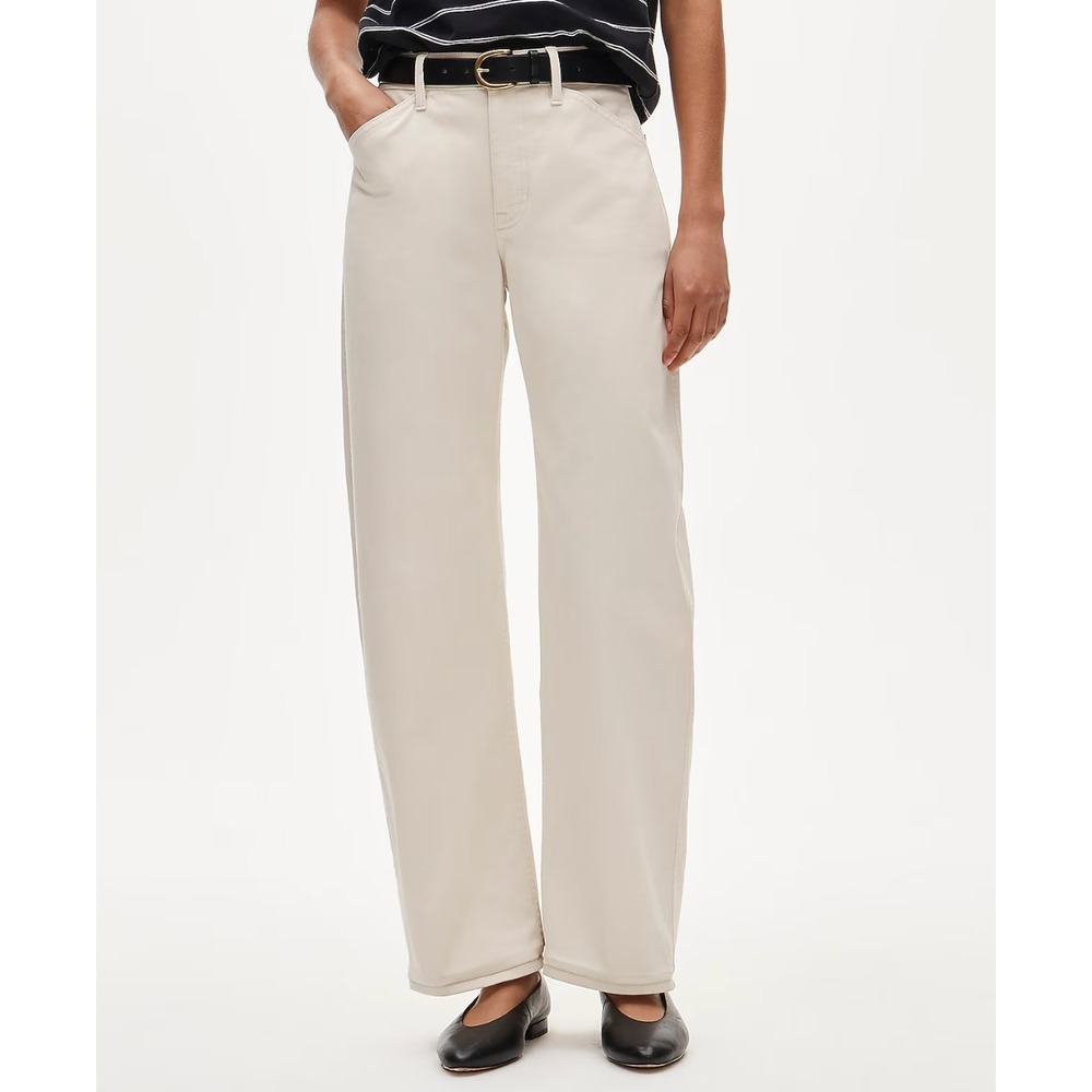 J.Crew | NWT Petite Zoe Barrel Pant in Chino Natural | Sz P26